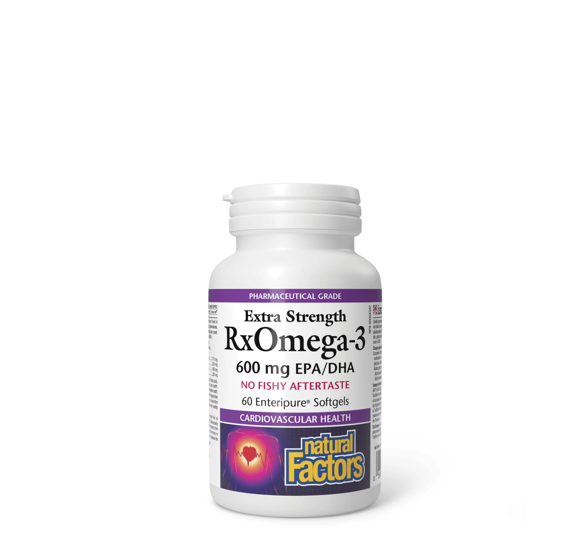 Extra Strength RxOmega-3 600 mg EPA/DHA *60softgels