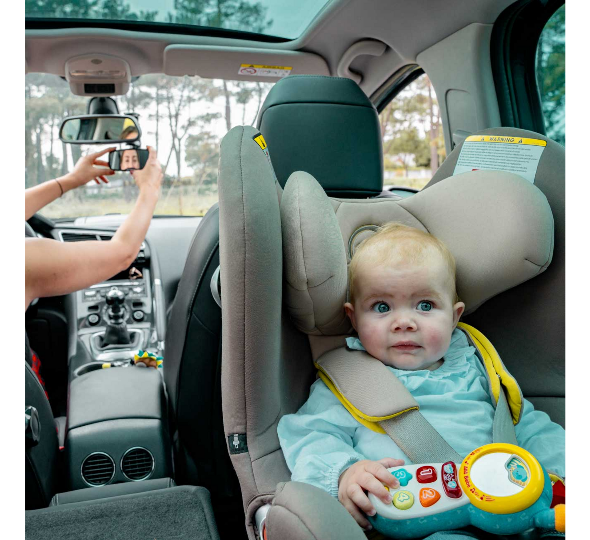 Pako pasqyrash Ezimoov Ezi (pasqyrë prapa + pasqyrë sediljeje makine) 0+ muaj 