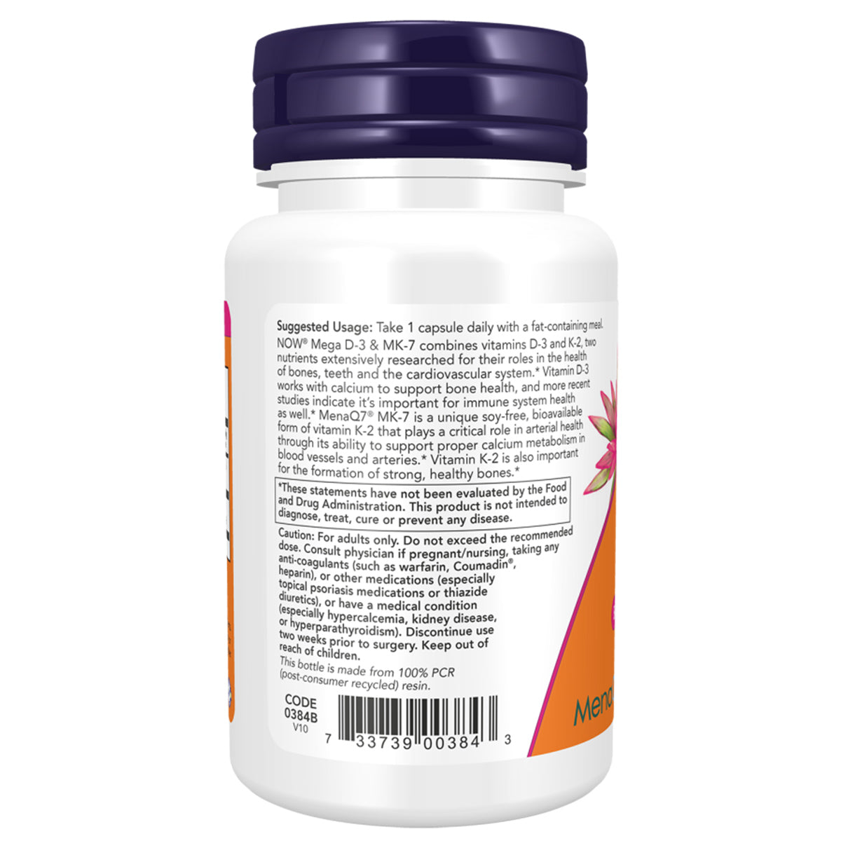 MEGA D-3 & MK-7 60 VCAPS-NOW