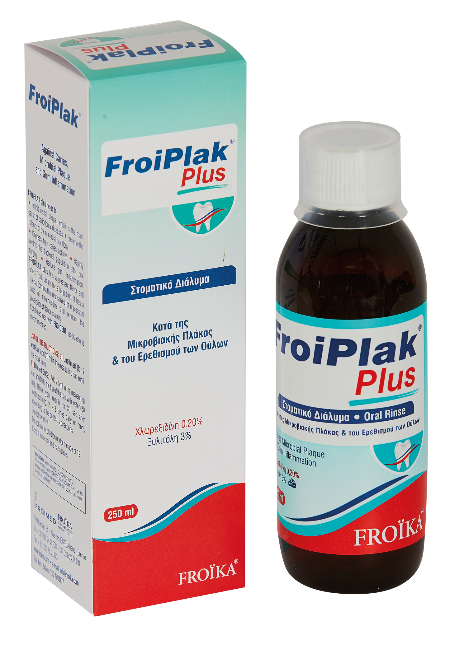 FROIPLAK PLUS ANTIMICROBIAL MOUTHWASH 250ml