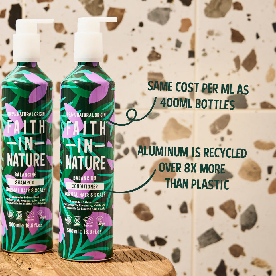 Lavender & Geranium Conditioner - 500ml Aluminium