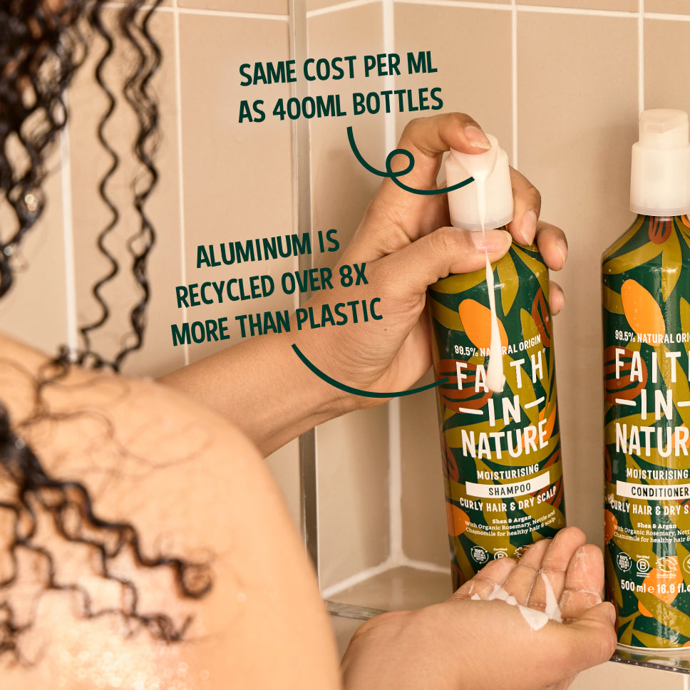 Shea & Argan Shampoo - 500ml Aluminium