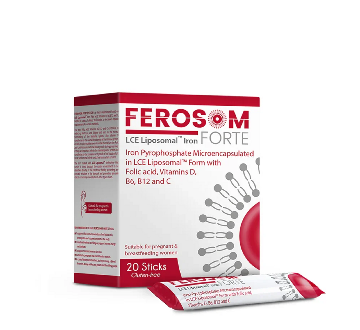 Ferrosom Forte LCE Liposomal Iron *20 Sticks