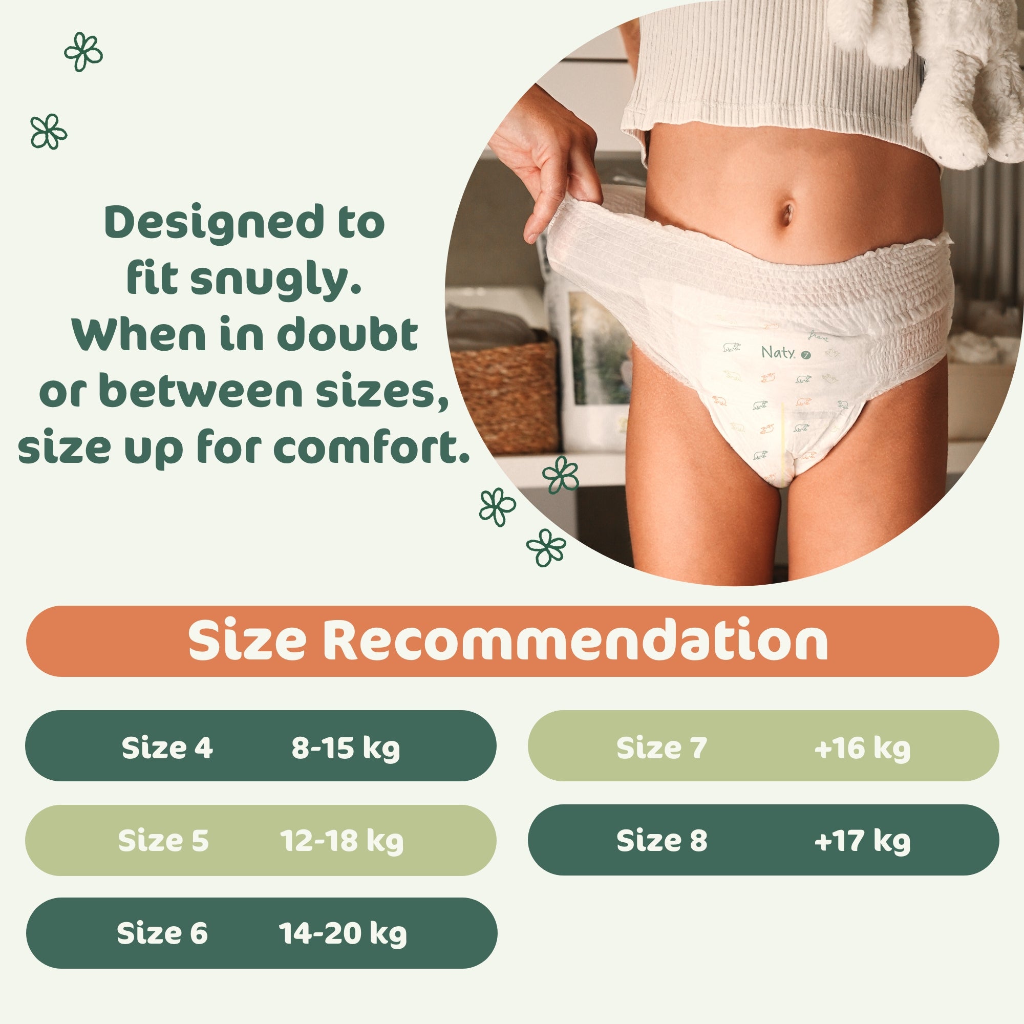 FreeMovers Diaper Pants (Size 4)