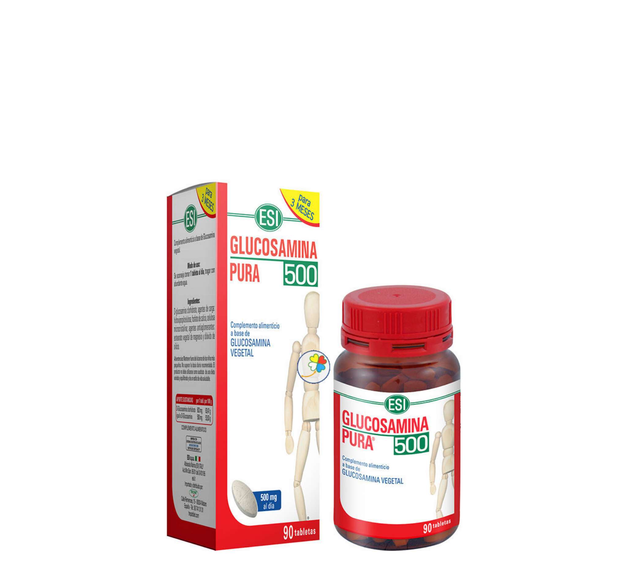 ESI Glucosamina Pura 500 (*90tab x 950mg) 