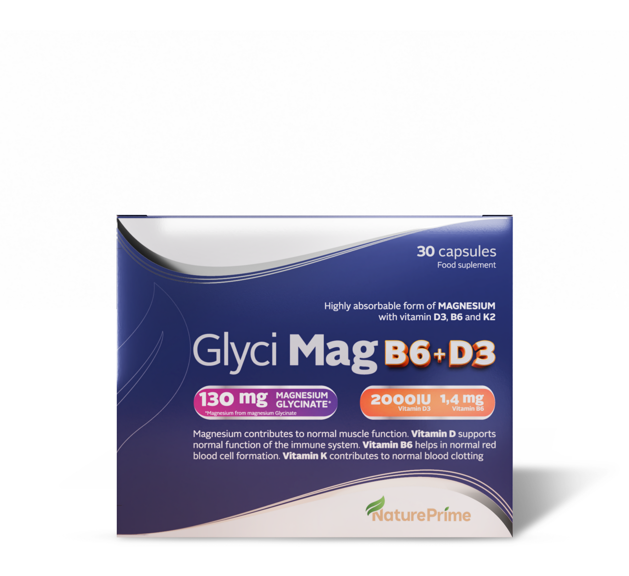 GlyciMag B6+D3 *30caps