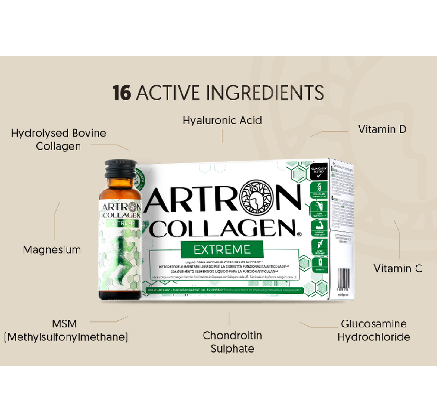 Kolagjen i Artë Artron Extreme (10 x 50ml)