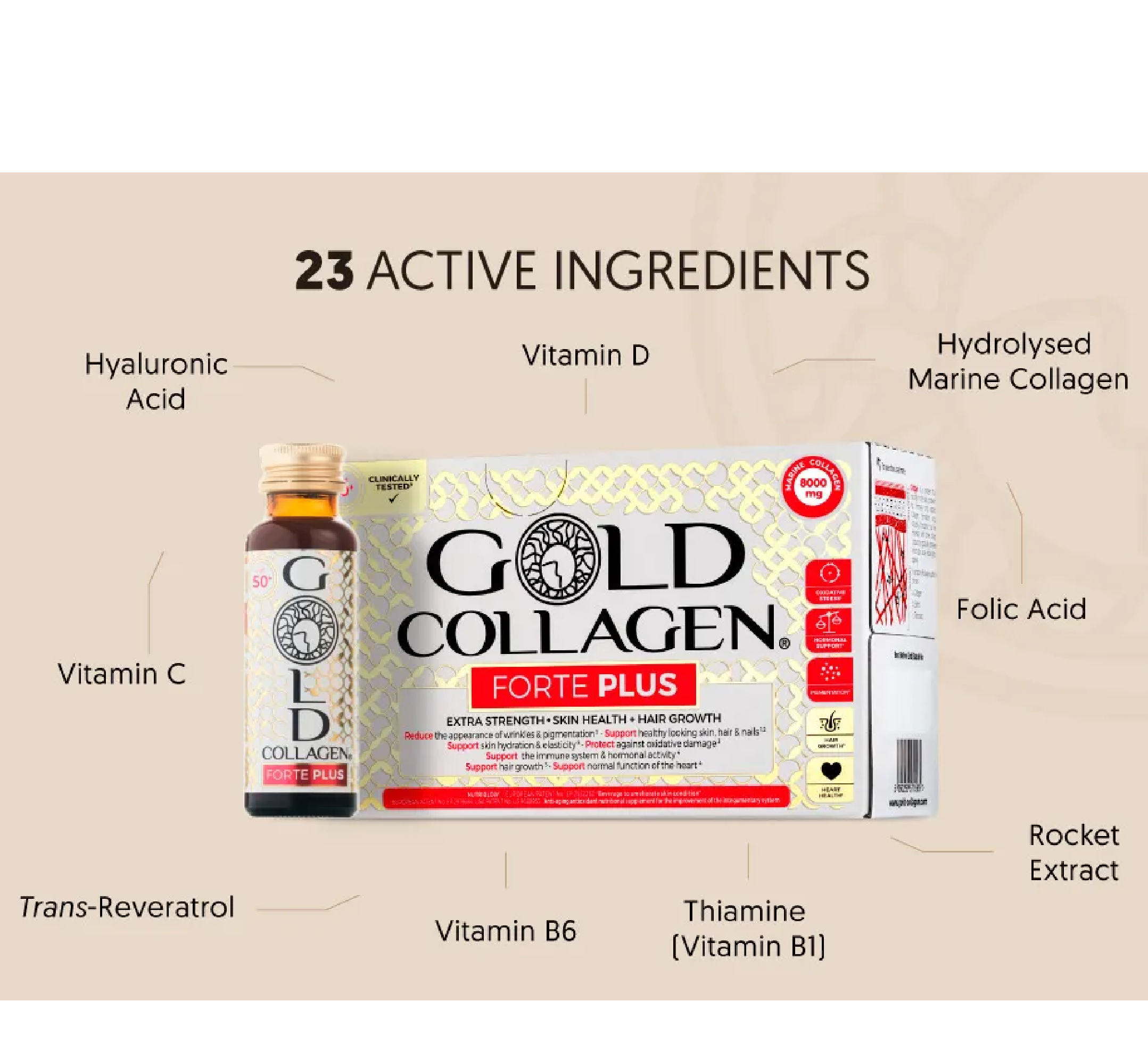 Gold Collagen Forte Plus (10 x 50 ml)