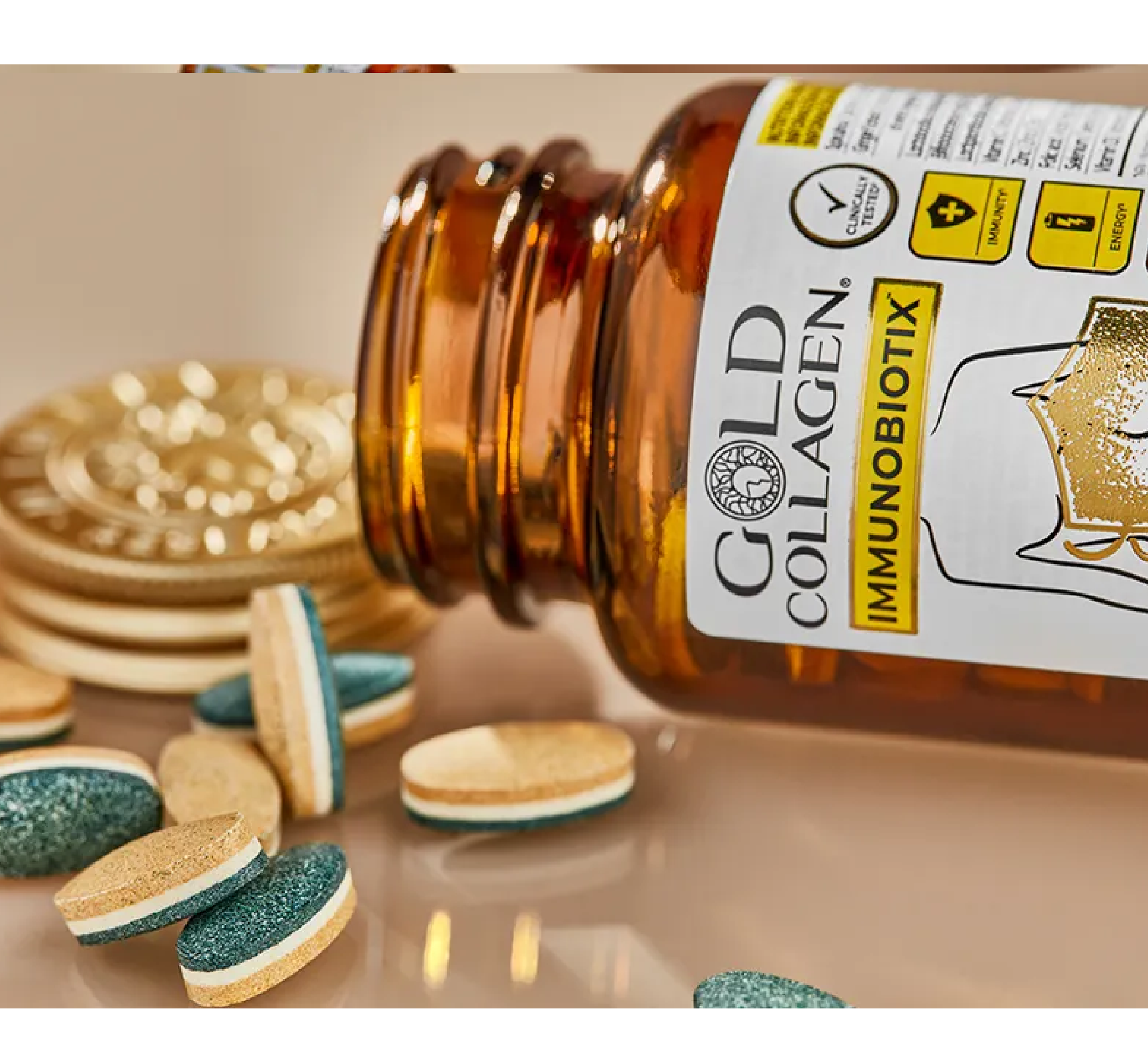 Gold Collagen ImmunoBiotix *30tab