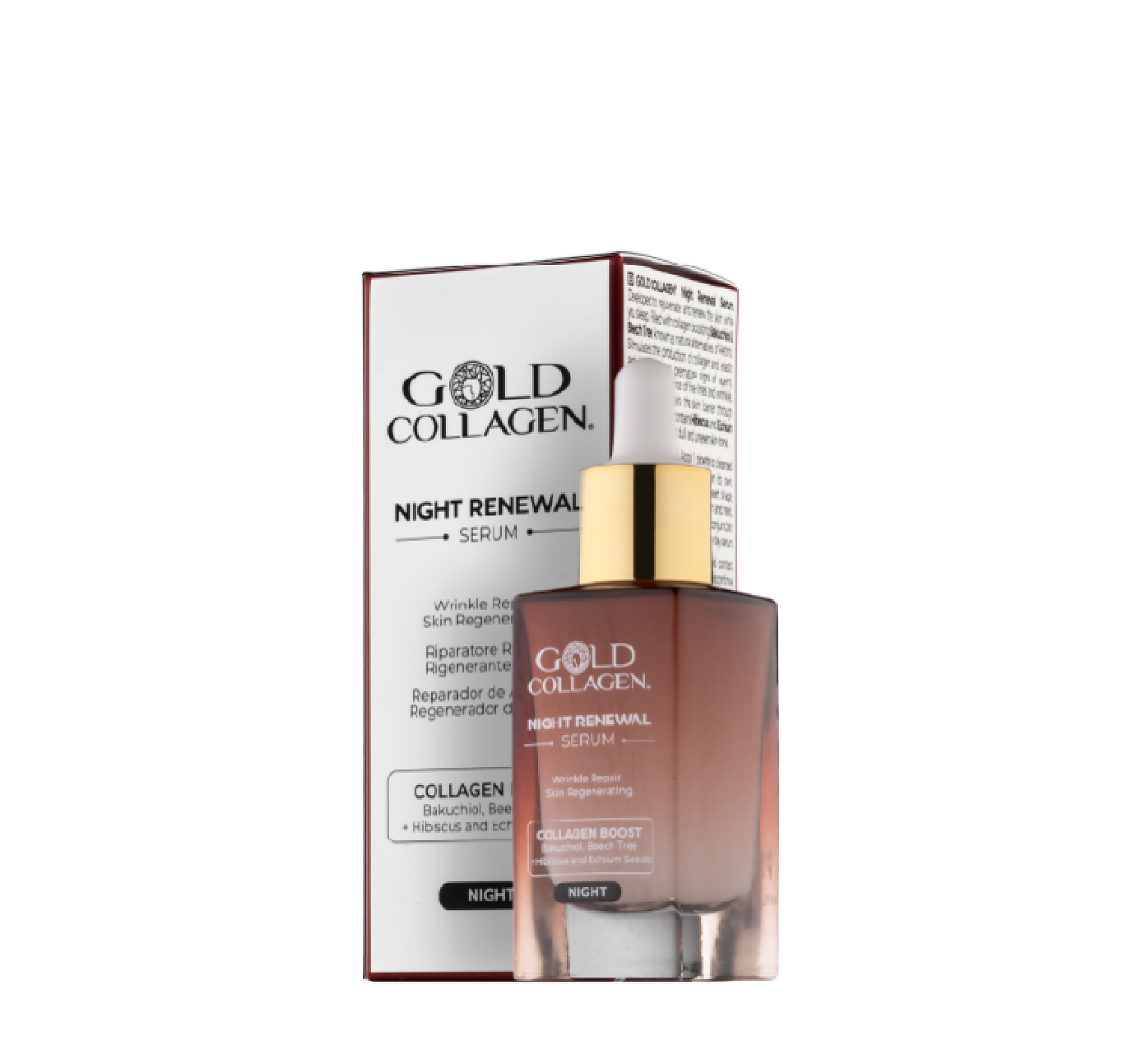 Gold Collagen Night Renewal Serum *30ml