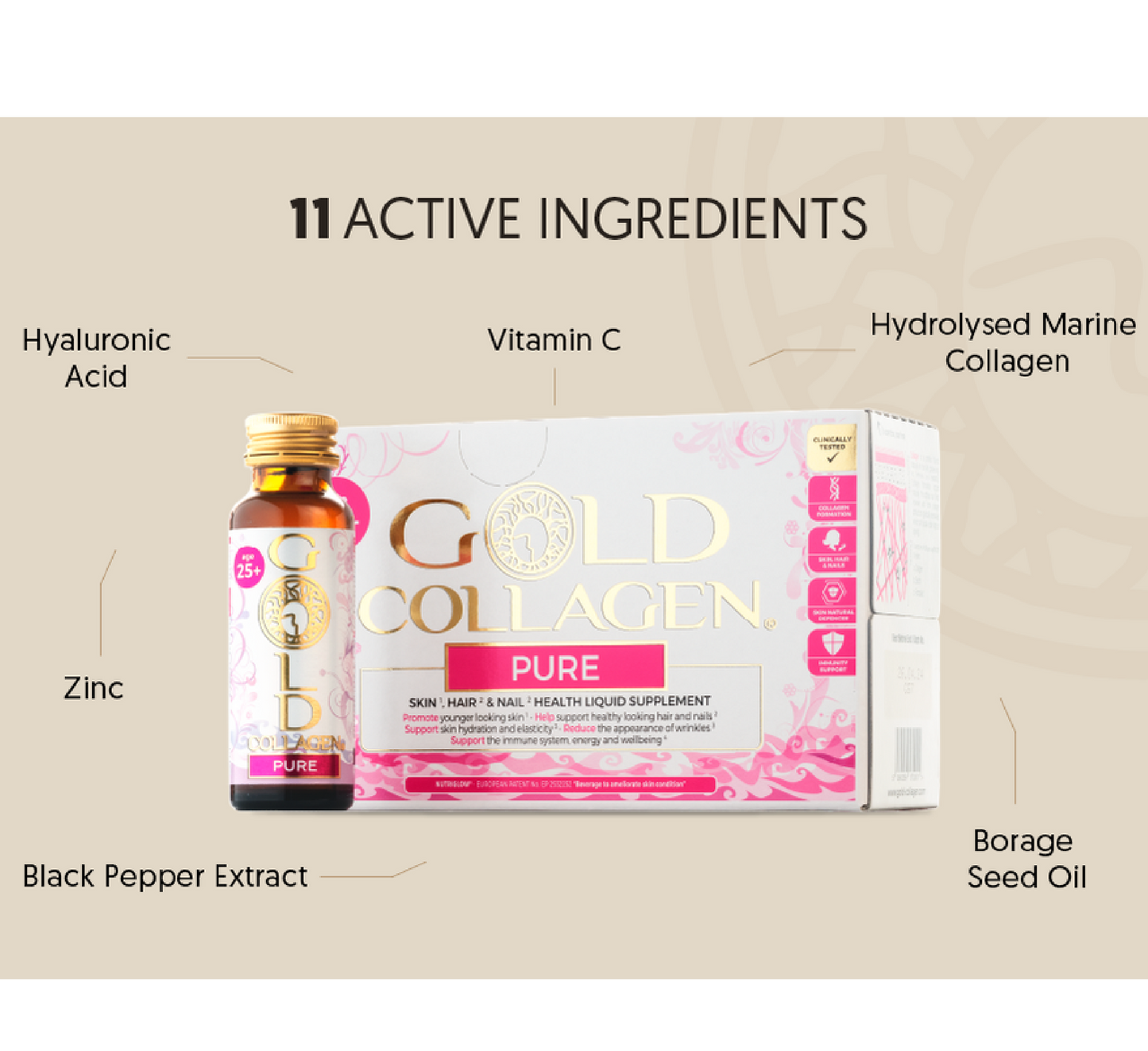 Gold Collagen Pure (10 x 50ml)