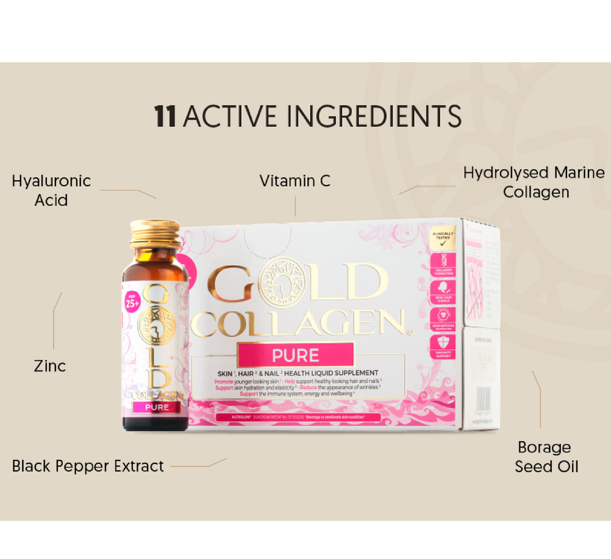 Gold Collagen Pure (10 x 50ml)