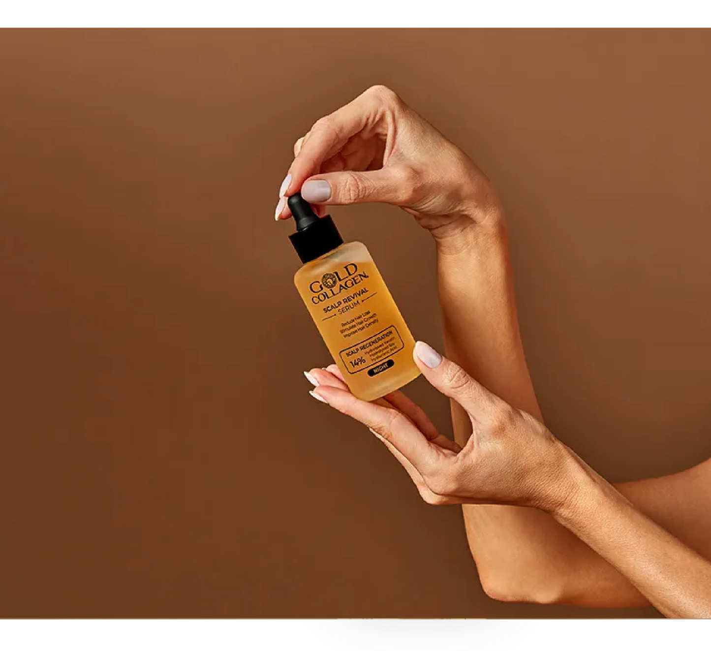 Serum për rigjallërimin e kokës me kolagjen të artë *100ml