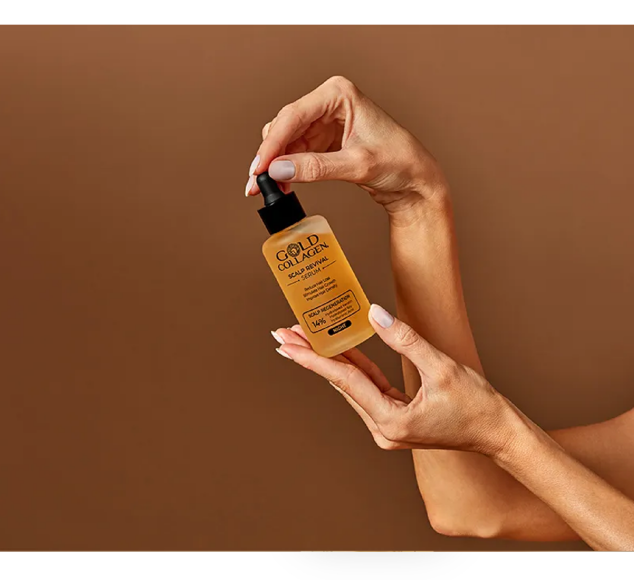 Serum për rigjallërimin e kokës me kolagjen të artë *100ml