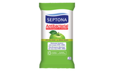 Antibacterial hand wipes with green apple fragrance