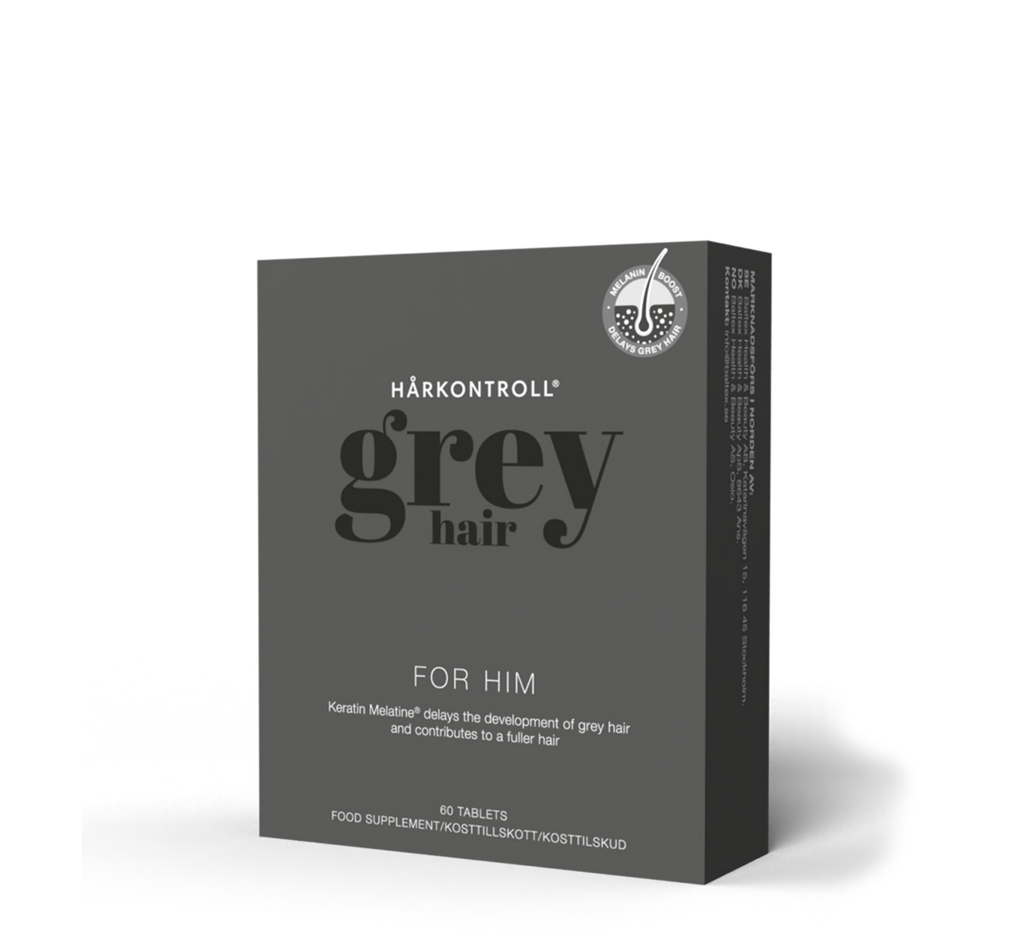 HÅRKONTROLL Flokë gri për të *60 tableta 