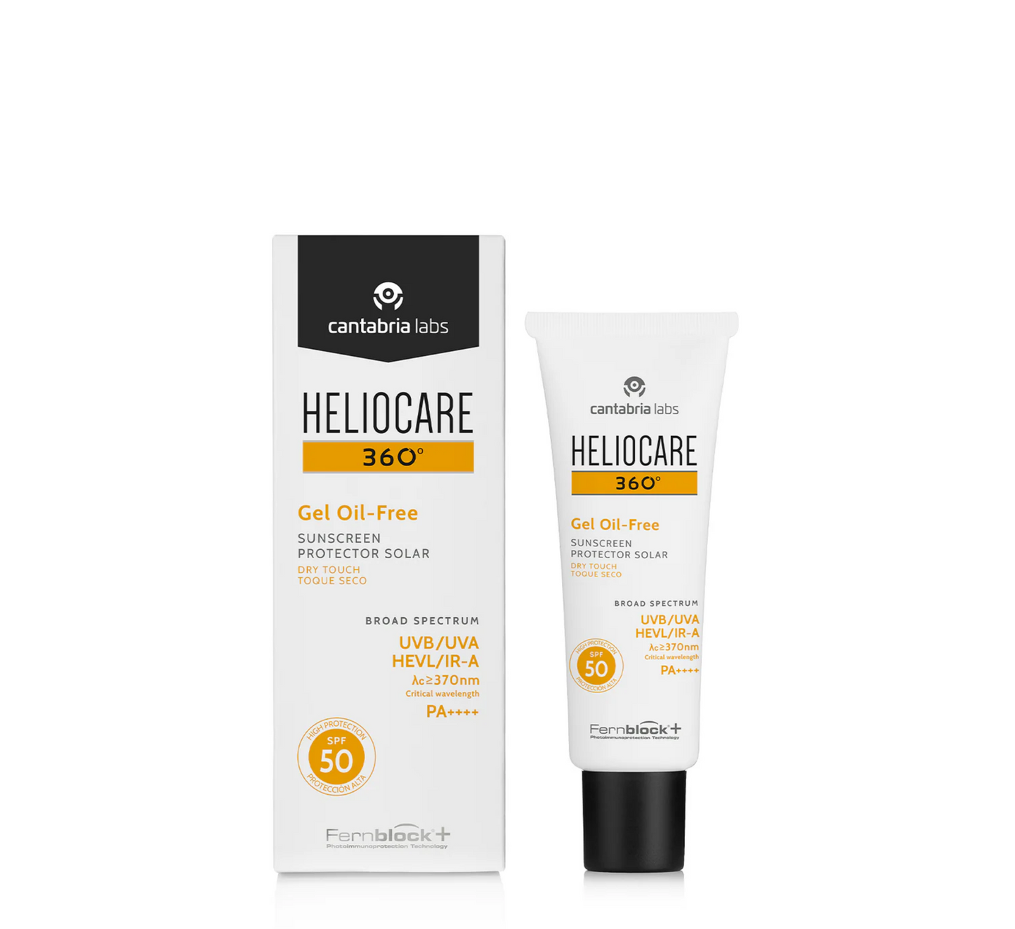 Xhel HELIOCARE 360° pa vaj, për prekje të thatë, me nuancë të lehtë SPF50 *50ml