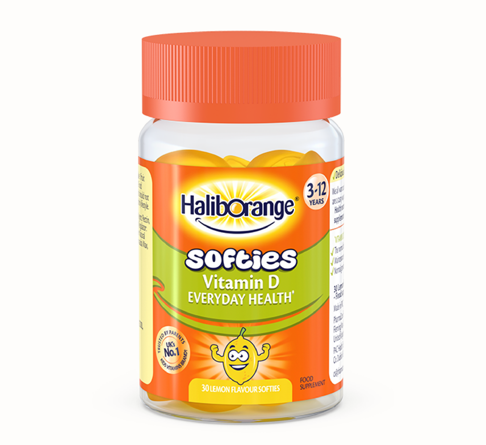Haliborange Vitamina D Softices *30 (softices me shije limoni)