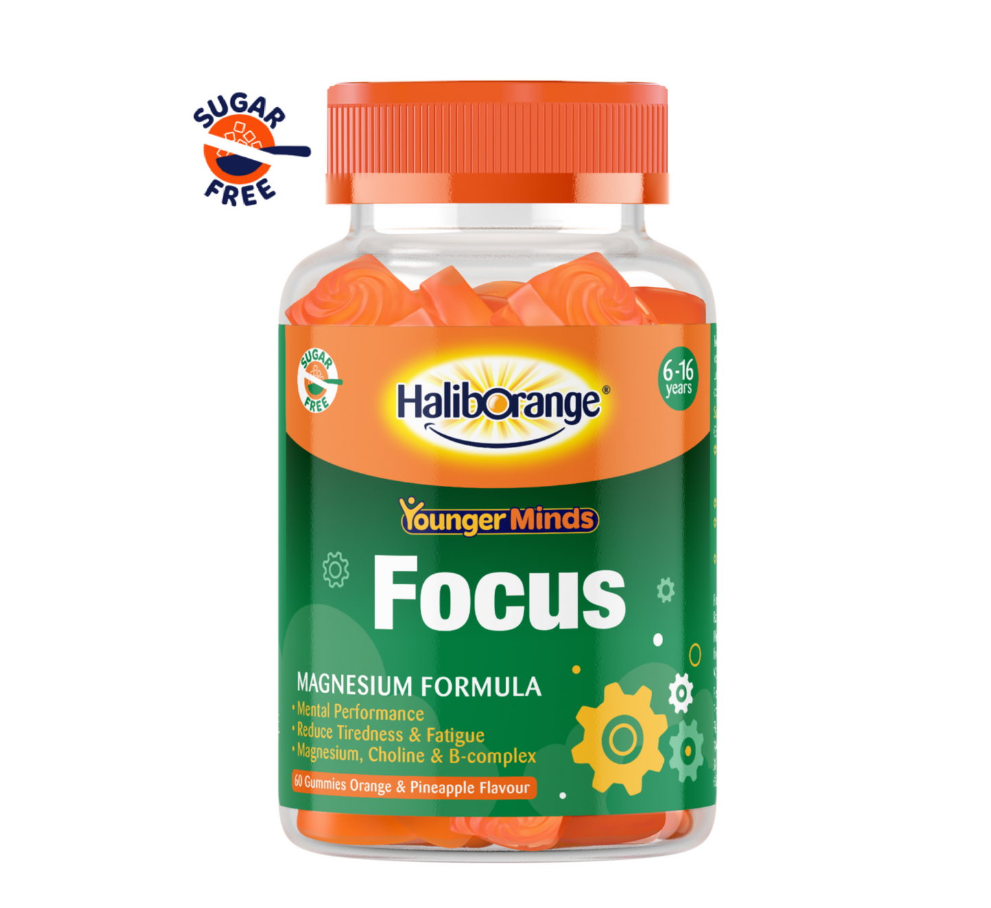 Haliborange YoungerMinds Focus (Magnesium Formula) x60 Gummies