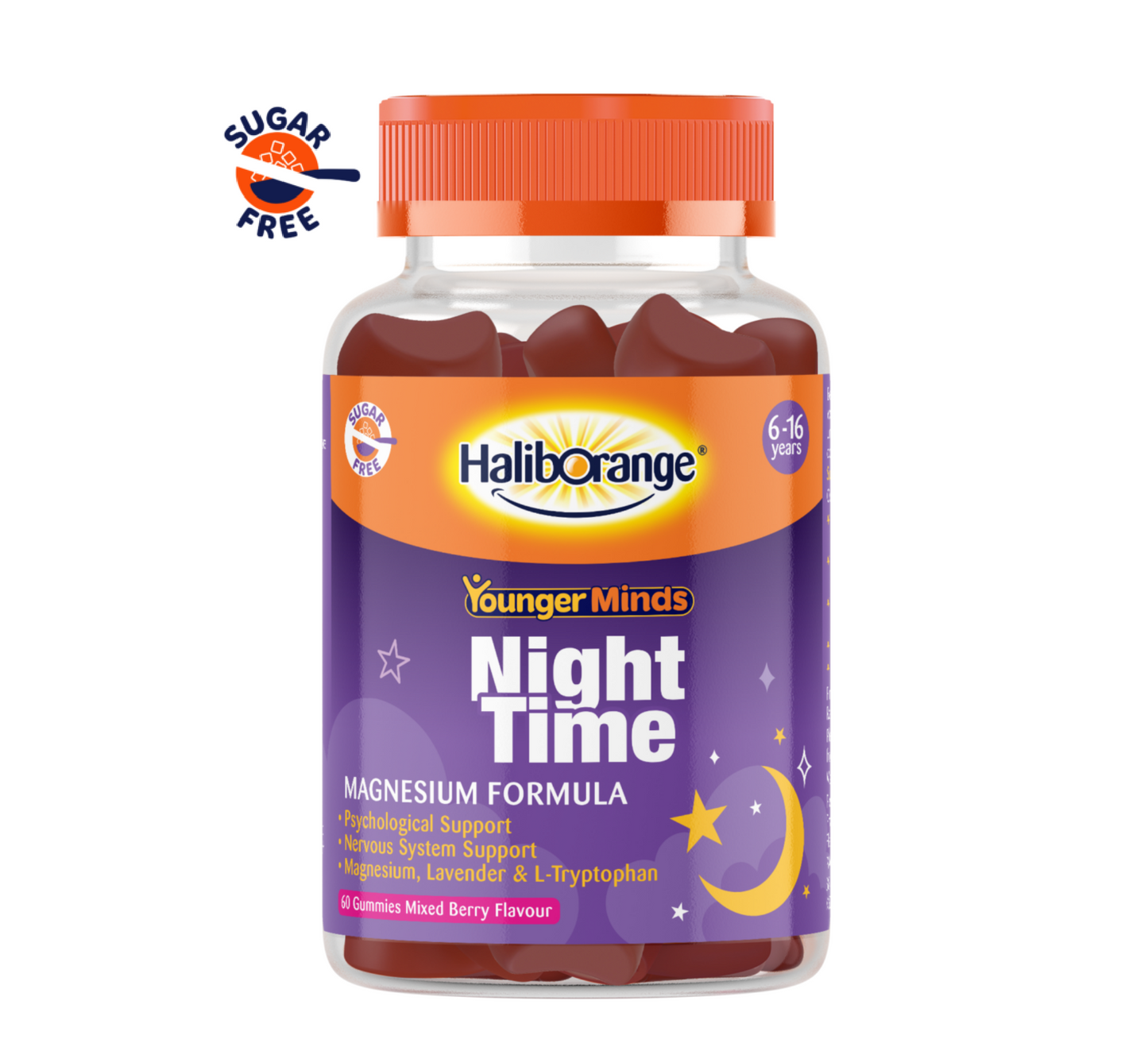 Haliborange YoungerMinds Night Time (Magnesium Formula) x60 Gummies