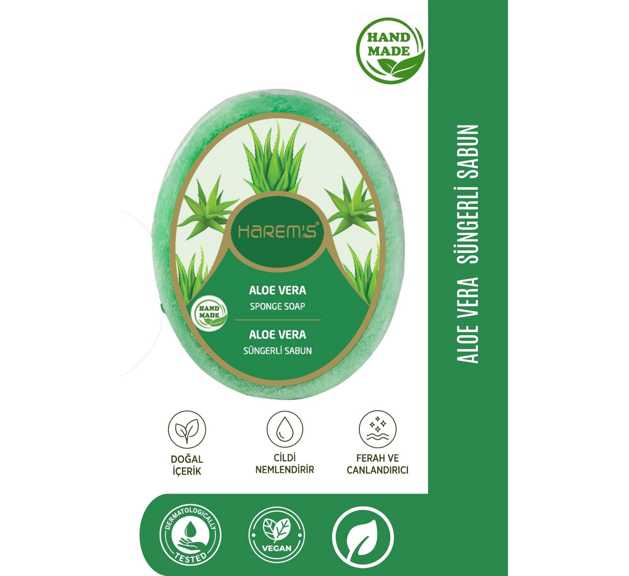 Harem's Aloe Vera Sponge Soap *120g