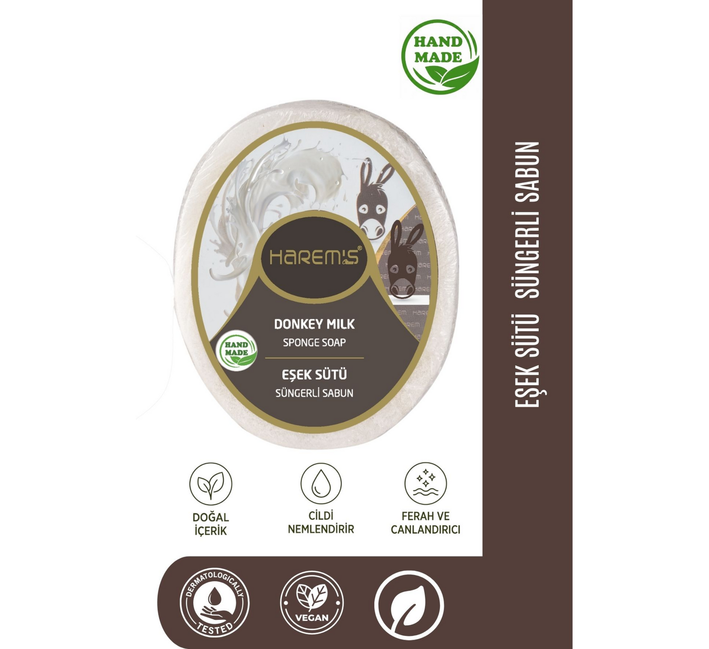 Harem's Donkey Milk Sponge Soap *120g
