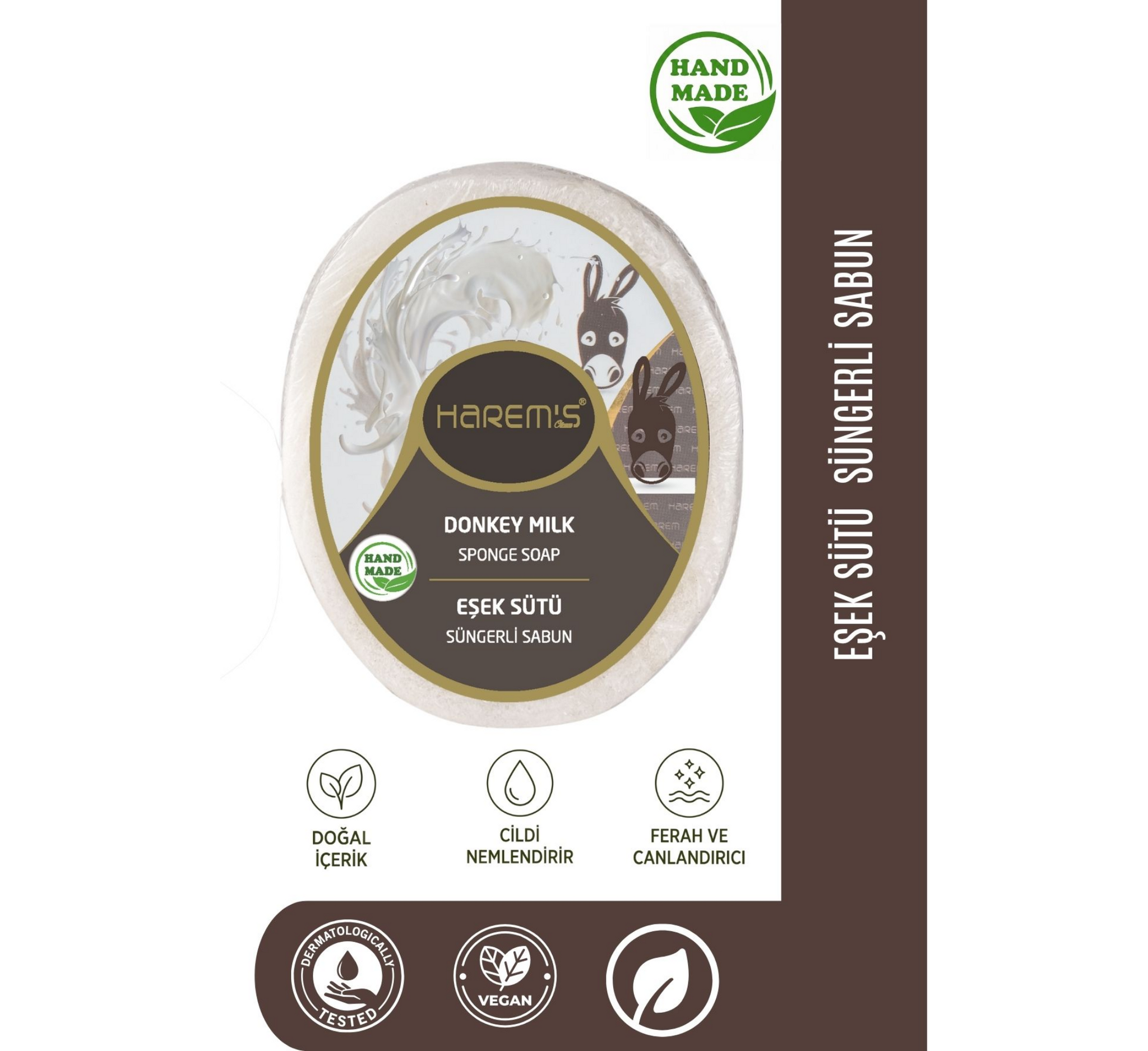 Harem's Donkey Milk Sponge Soap *120g