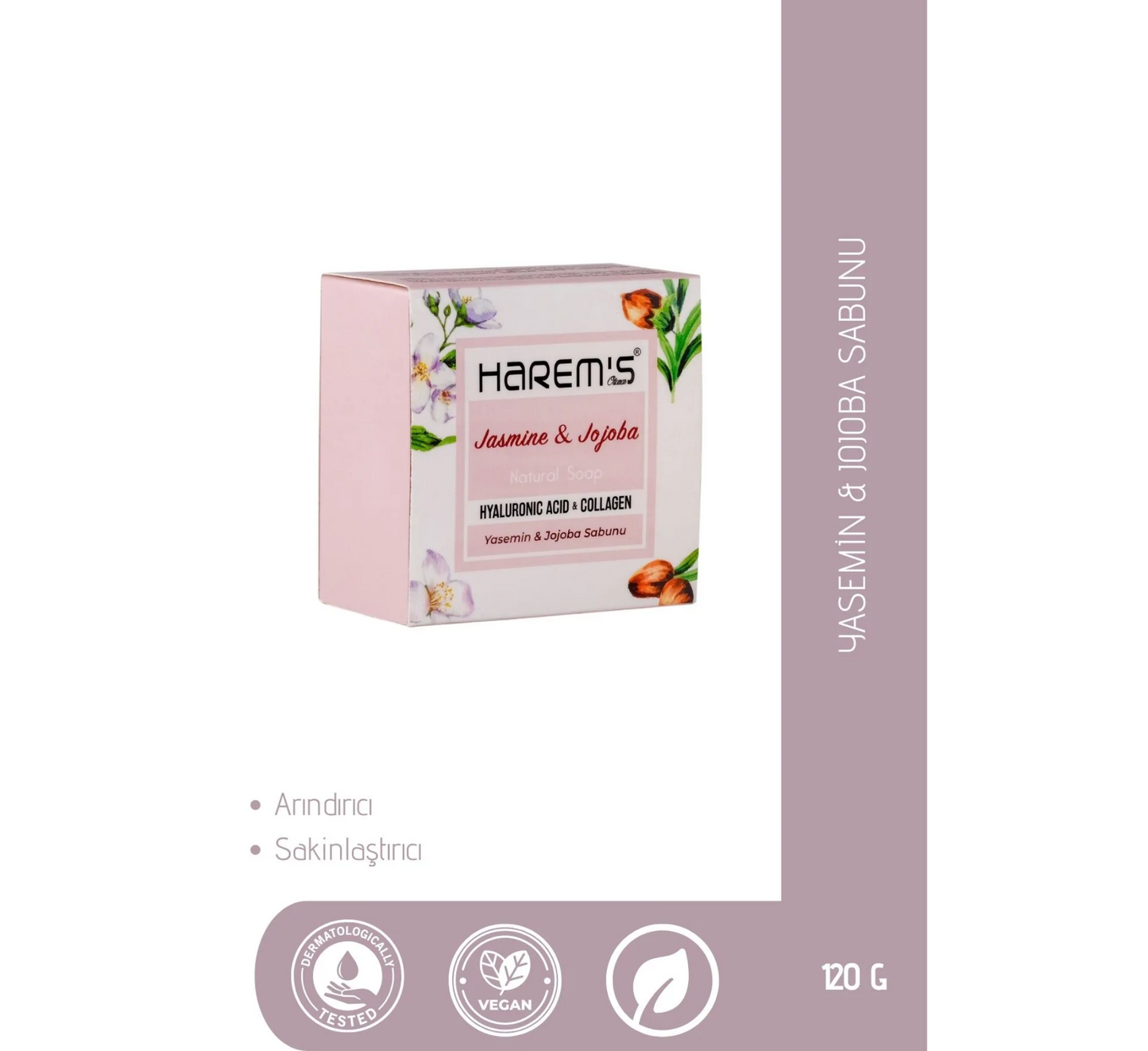 Harem's Jasmine & Jojoba Soap *120g