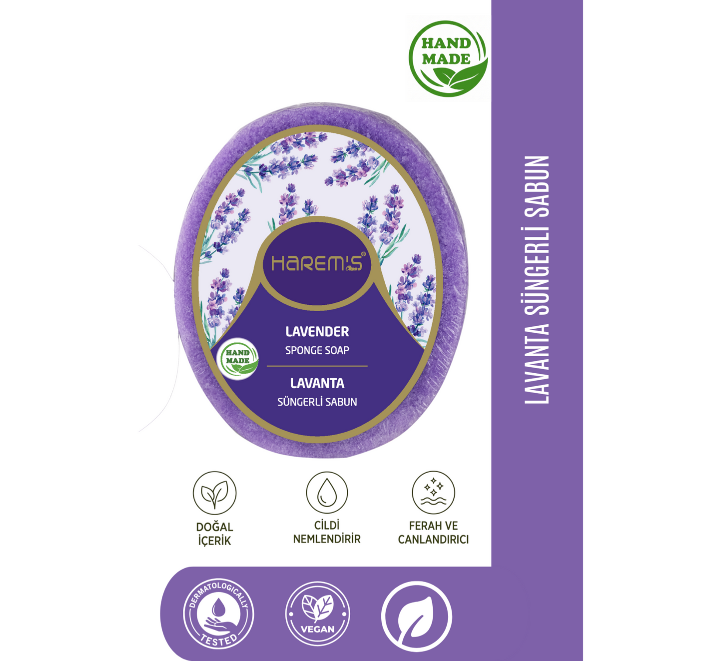 Harem's Lavender Sponge Soap *120g