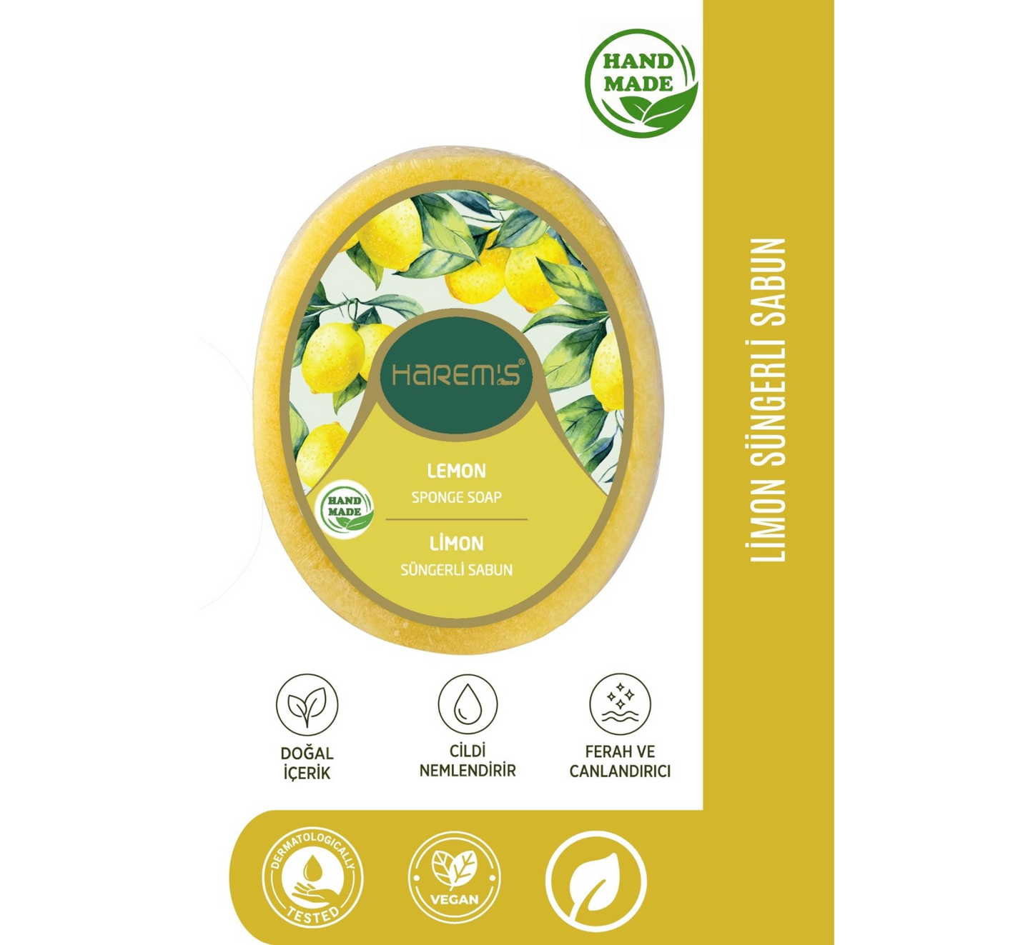 Harem's Lemon Sponge Soap *120g