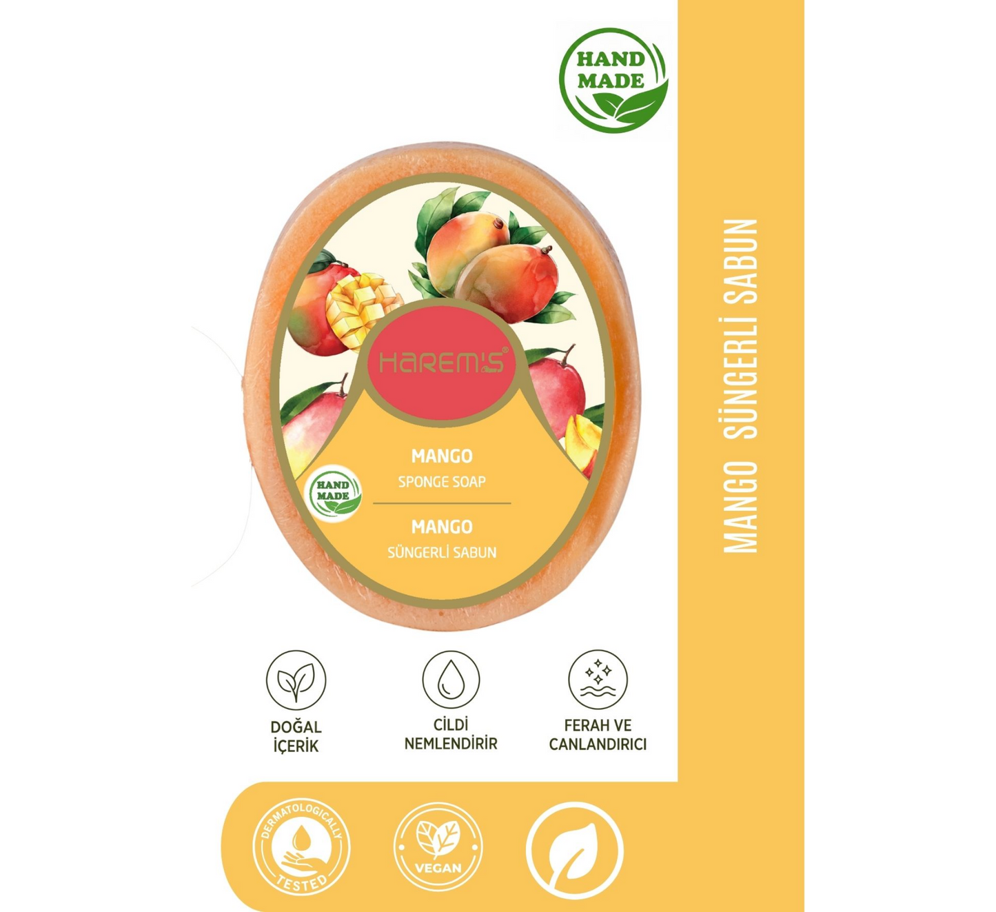 Harem's Mango Sponge Soap *120g