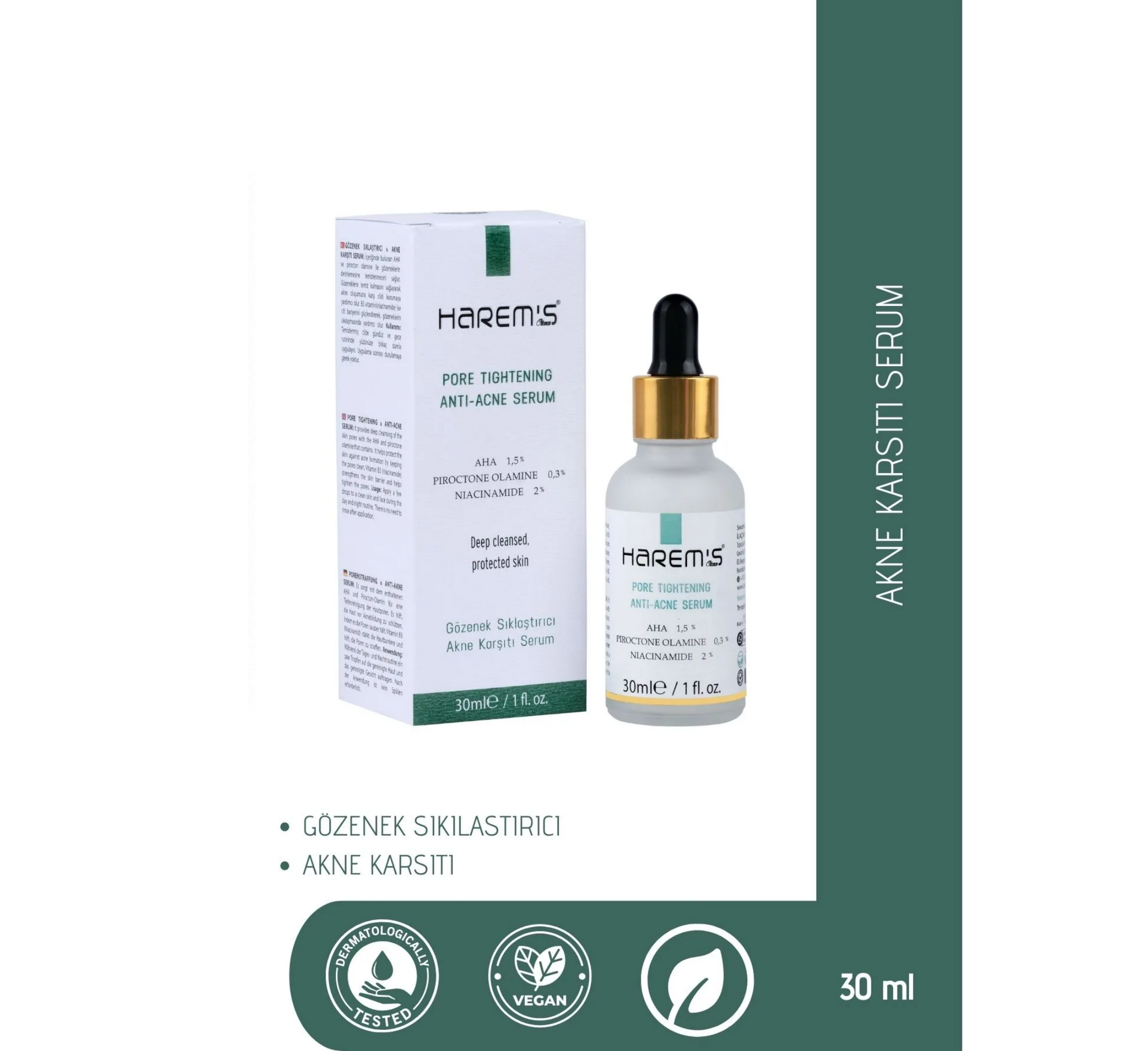 Harem's Pore Tightening Anti-Acne Serum *30ml