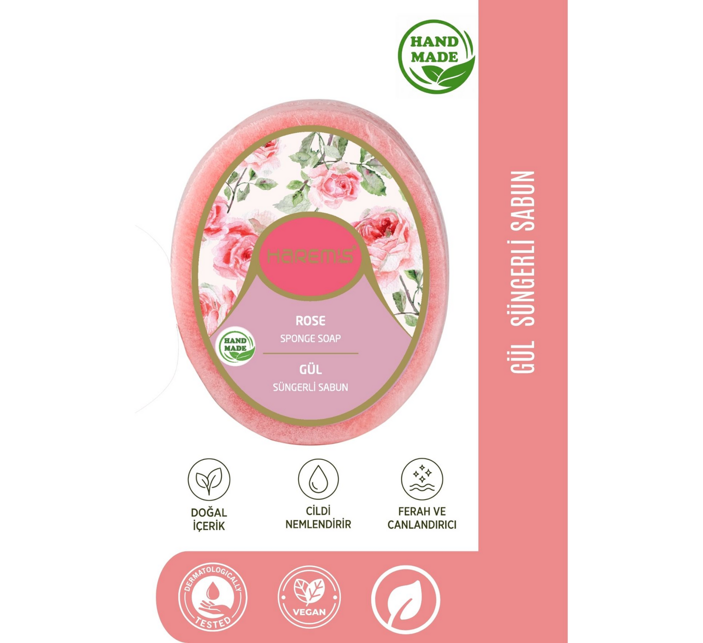 Harem's Rose Sponge Soap *120g