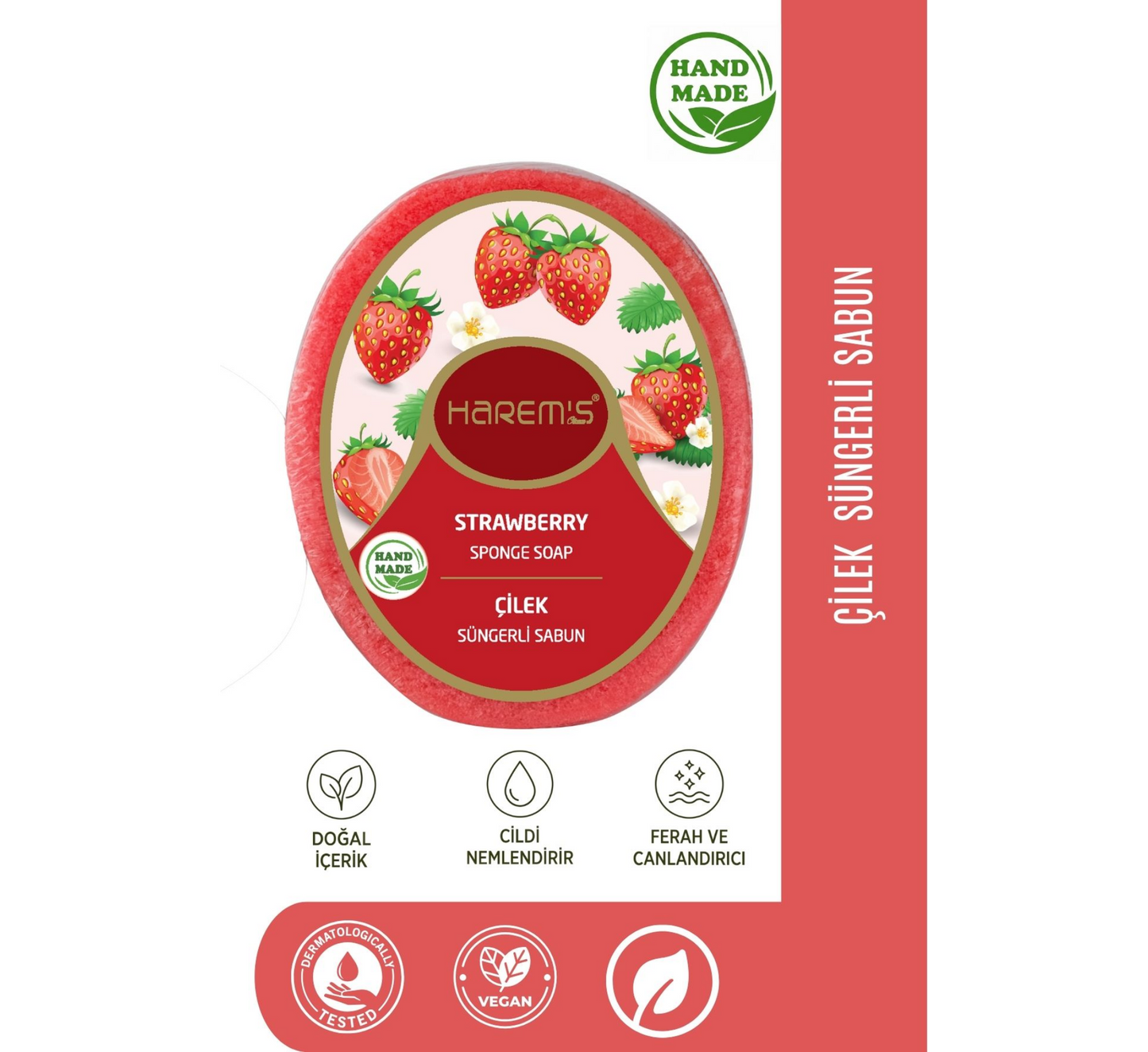 Harem's Strawberry Sponge Soap *120g