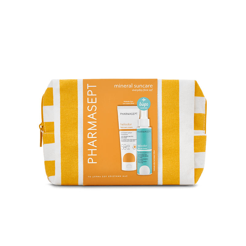 Heliodor Promo Pack Face Sun Cream SPF 50 + Beach Pouch