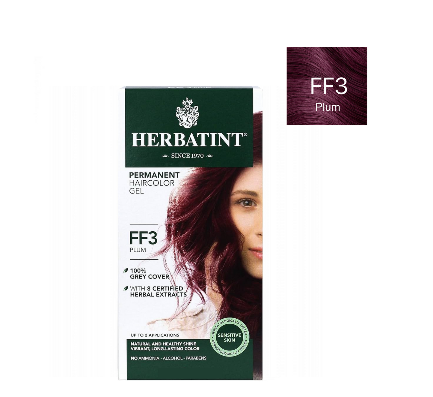 Xhel për Ngjyrosje të Përhershme të Flokëve Herbatint FLASH FASHION