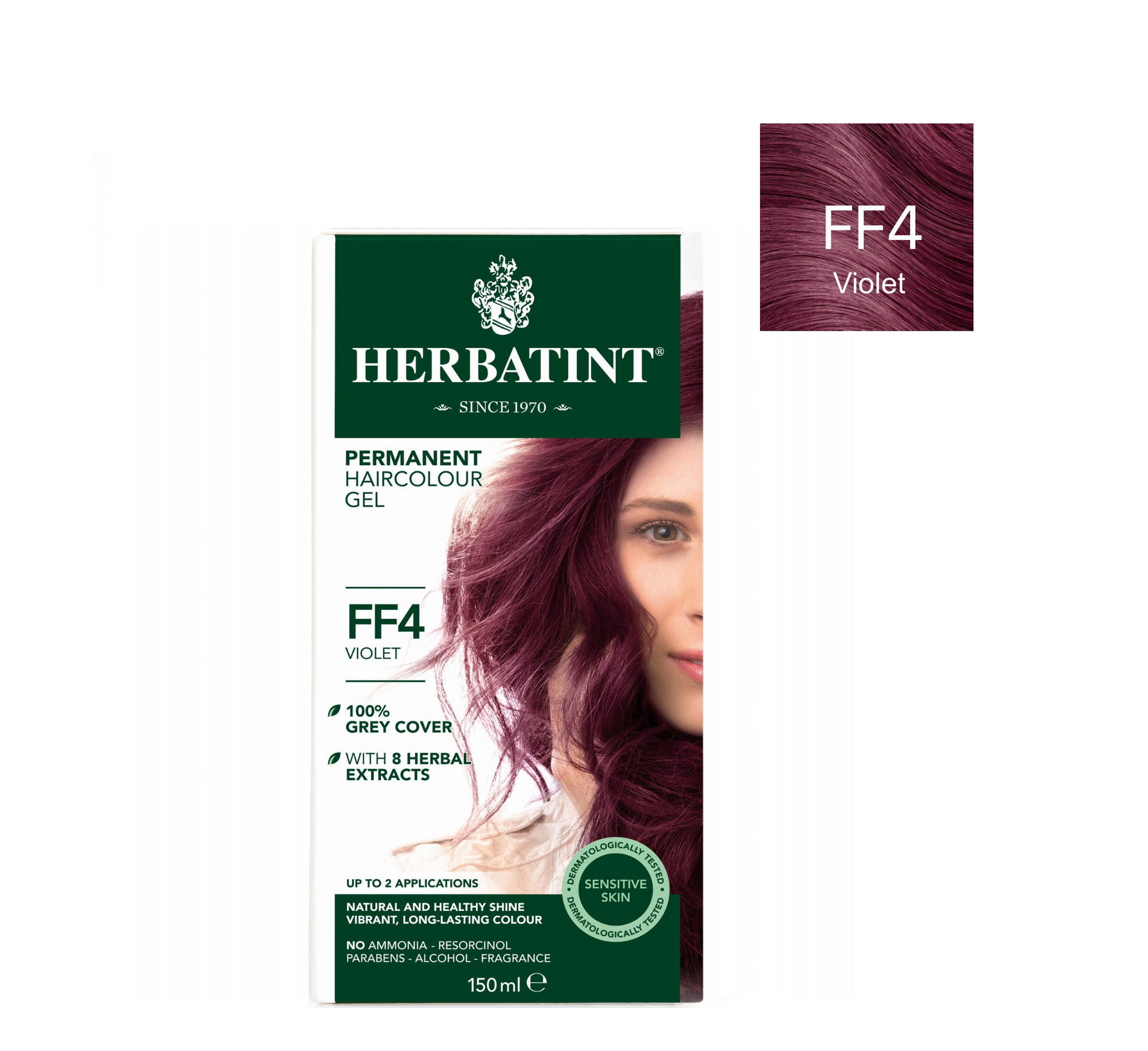 Xhel për Ngjyrosje të Përhershme të Flokëve Herbatint FLASH FASHION