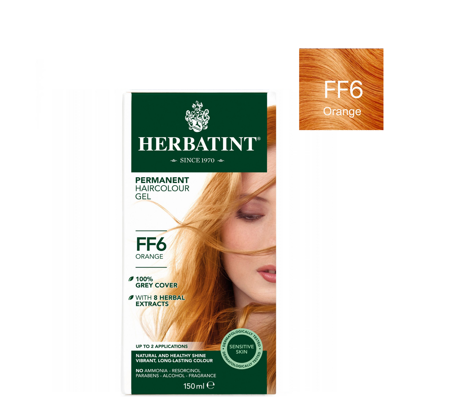 Xhel për Ngjyrosje të Përhershme të Flokëve Herbatint FLASH FASHION