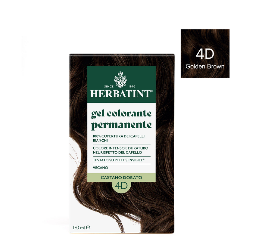 Xhel për Ngjyrosje të Përhershme të Flokëve Herbatint GOLDEN *170ml