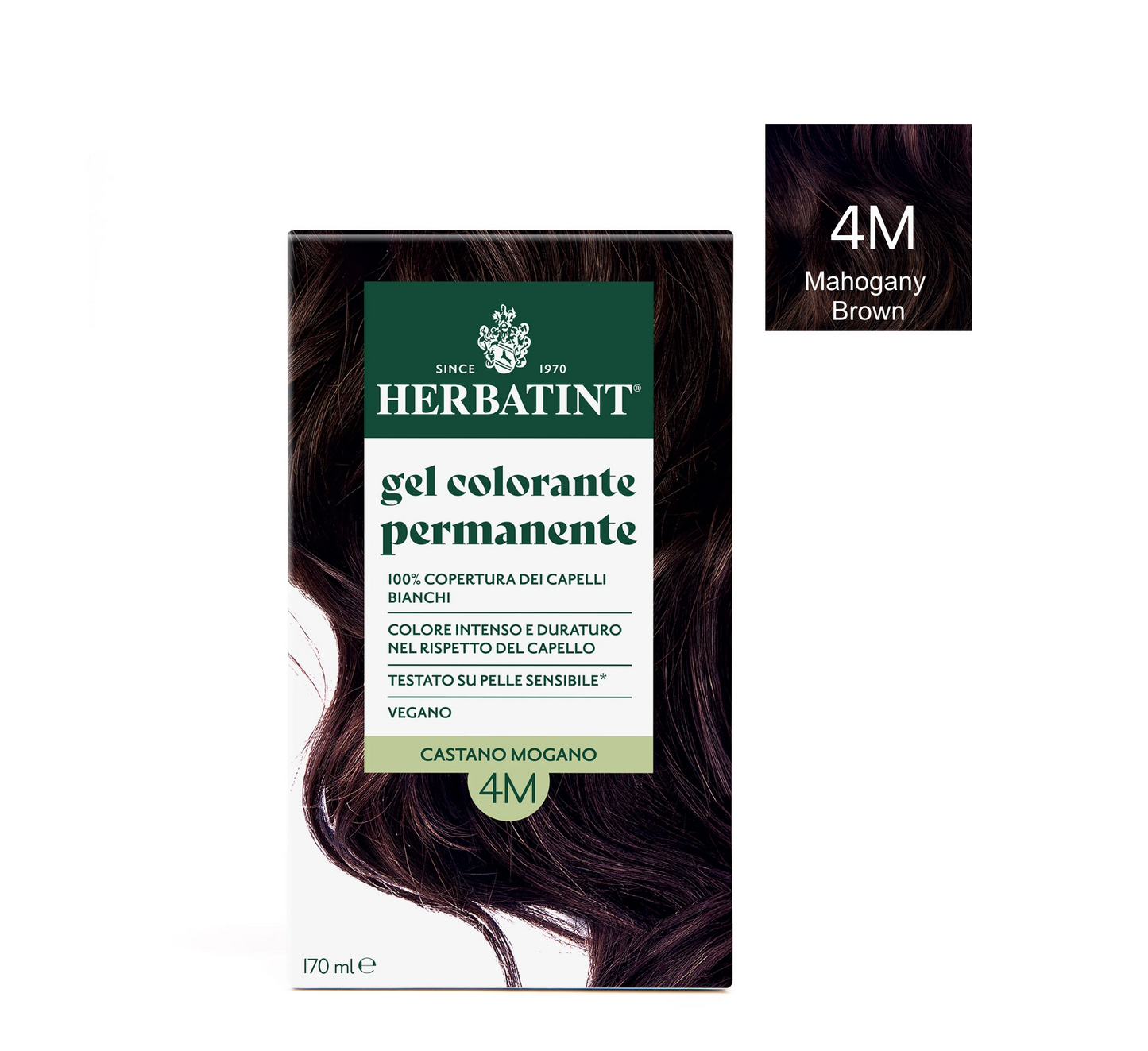 Herbatint MAHOGANY Permanent Hair Color Gel *170ml