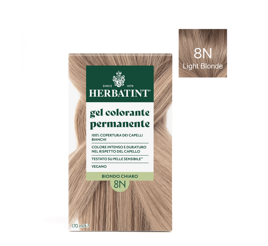 Xhel për Ngjyrosje të Përhershme të Flokëve Herbatint Natural *170ml