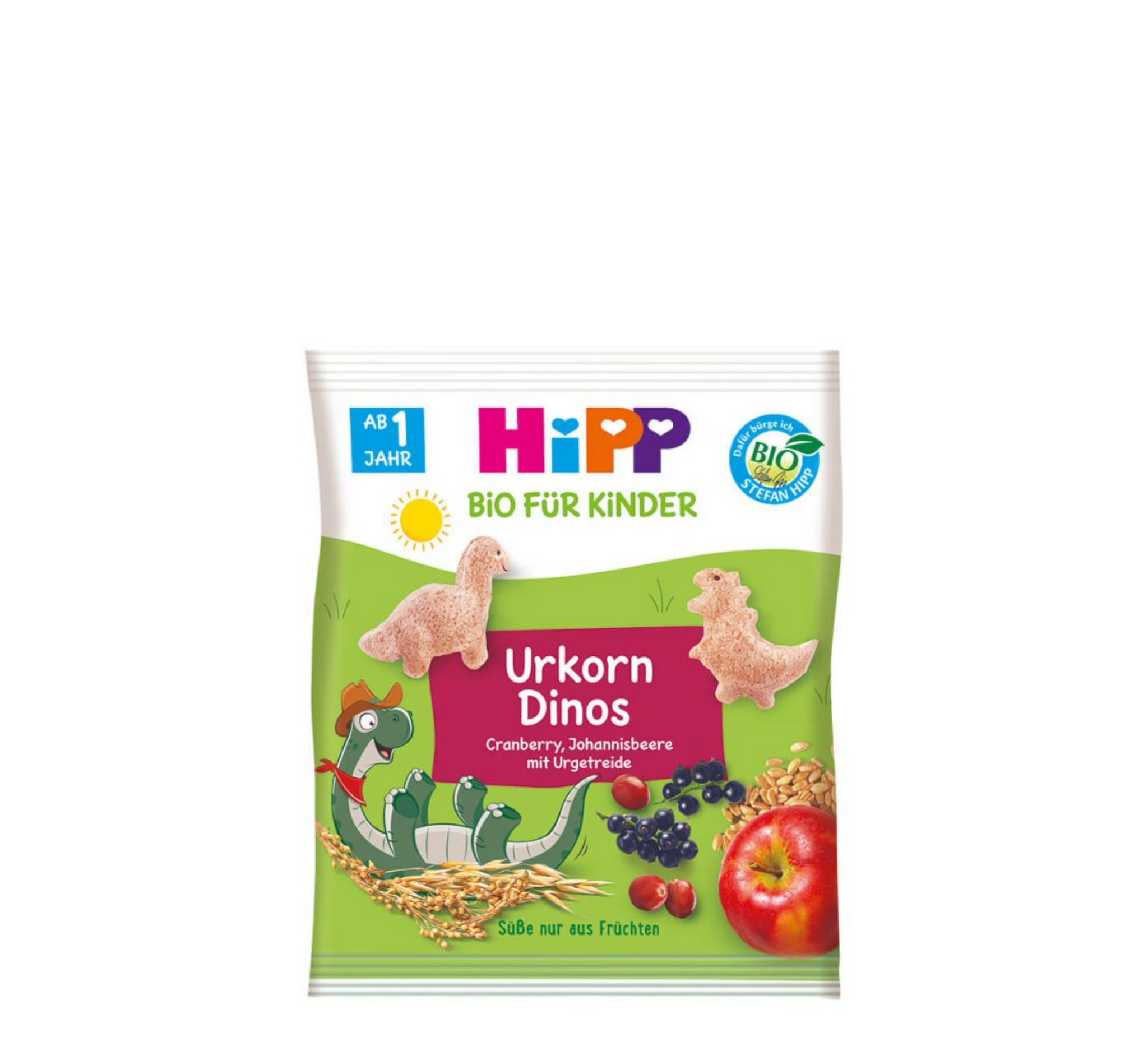 HiPP Ancient Grain Dinosaurs Snack 1 Vjet+ (*30g)