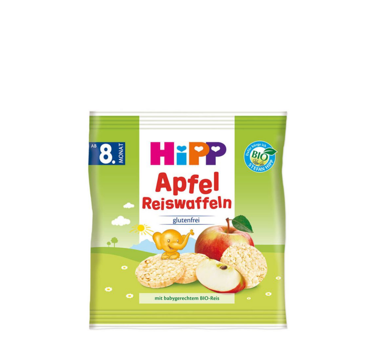 Kek orizi me mollë HiPP 8 muaj+ *30gr