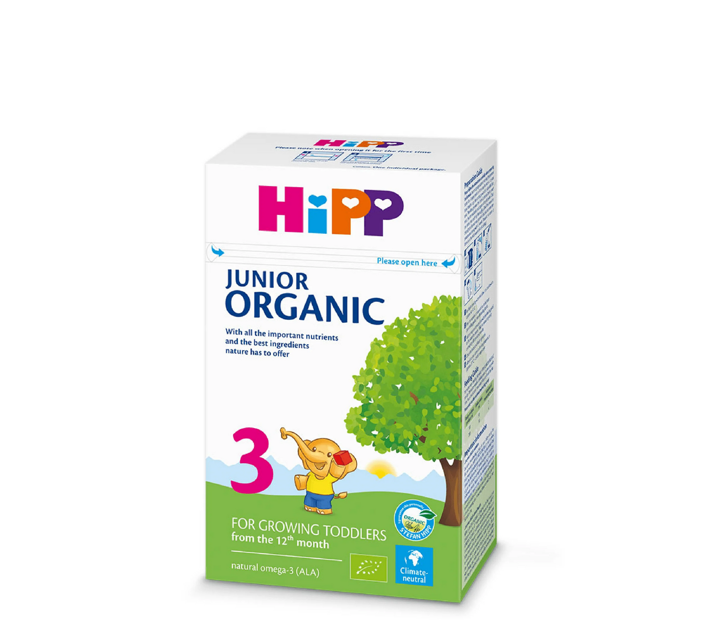 HiPP Junior Organic Qumësht 3 (për fëmijë të vegjël në rritje 12M+) *500gr