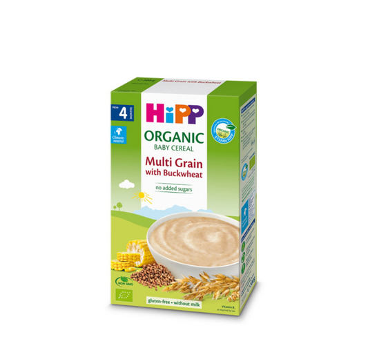 HiPP Organic Baby Cereal Multi Grain with Buckwheat 4 Months+ *200gr