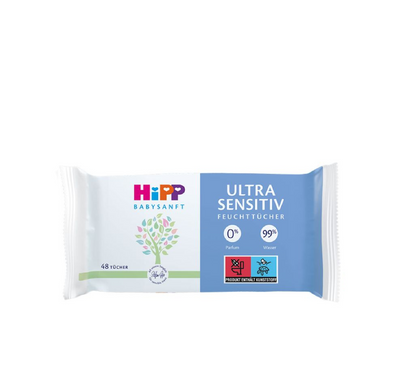 HiPP Babysanft ултра чувствителни влажни марамчиња (5x48 парчиња)