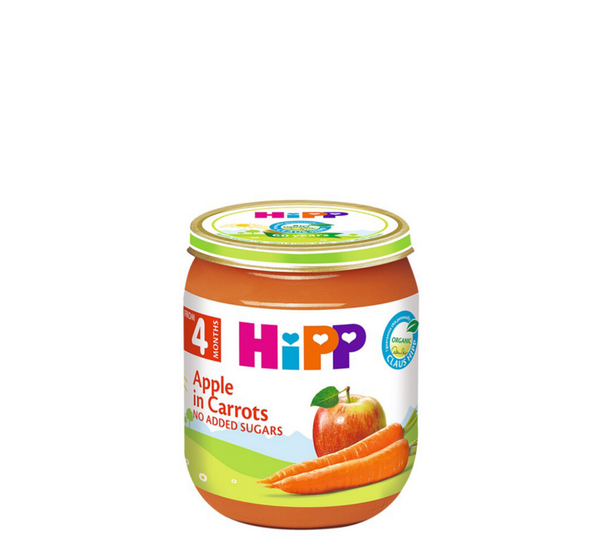 HIPP Lëng Karrote Mollë 4M+ *200ml