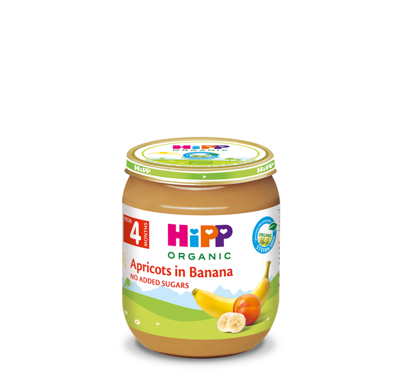 Kajsi HiPP në banane 4muajsh+ *125g