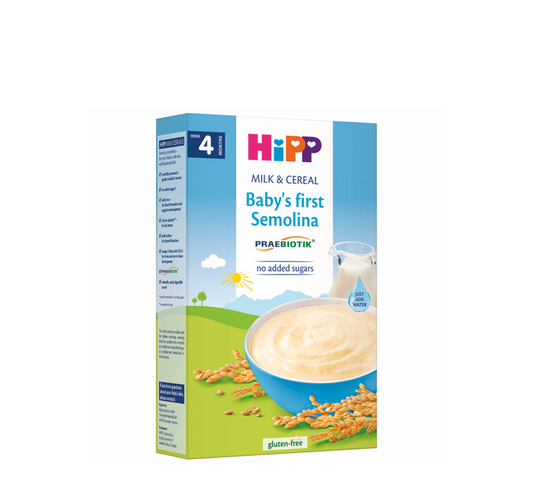 HiPP Baby's First Semolina Milk Cereal 4 Months+ *250gr