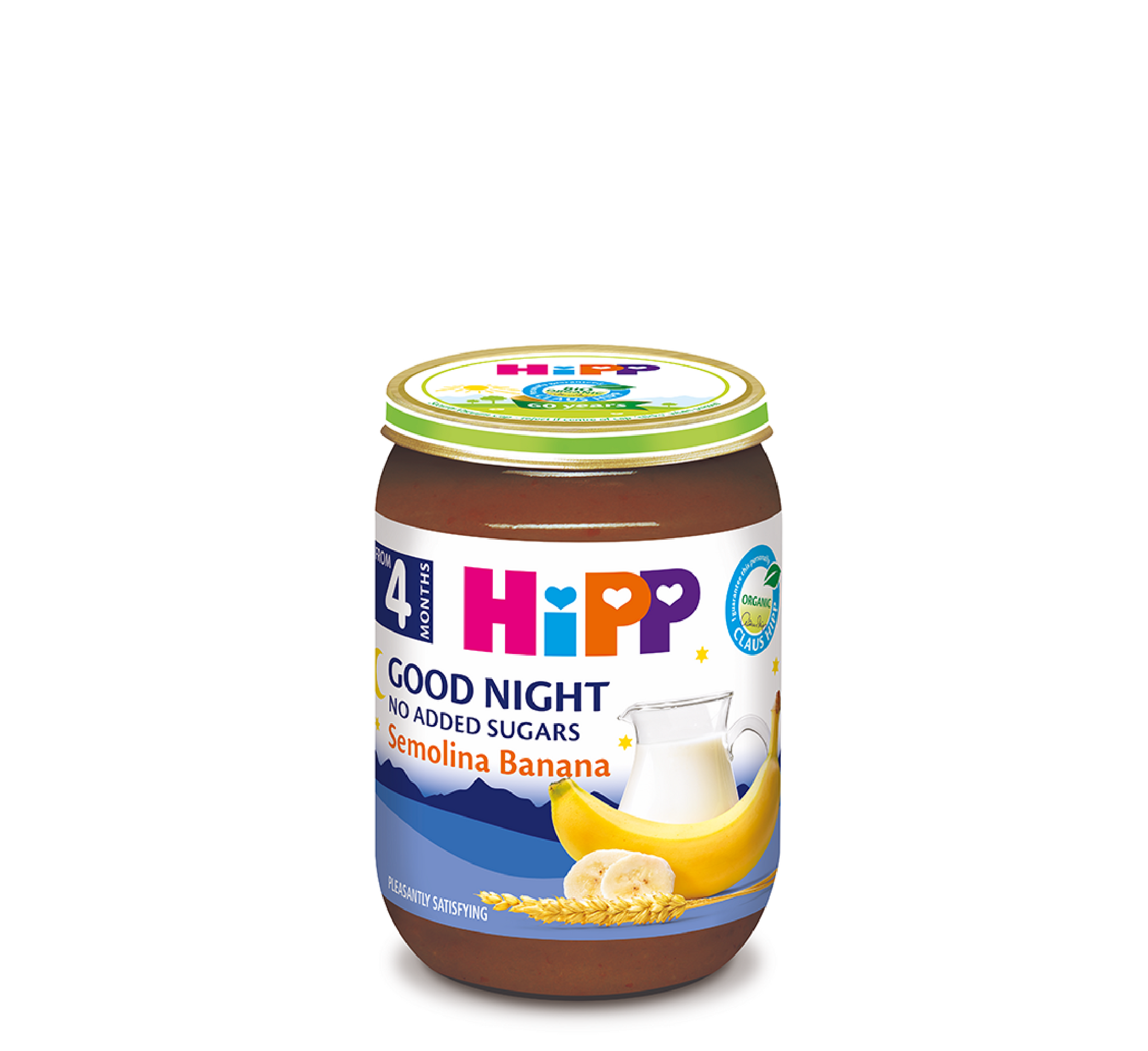Hipp Good Night Bollgur Banane 4M+ 190g